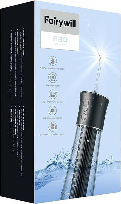 Actual product image Fairywill Water Flosser F30 (black)