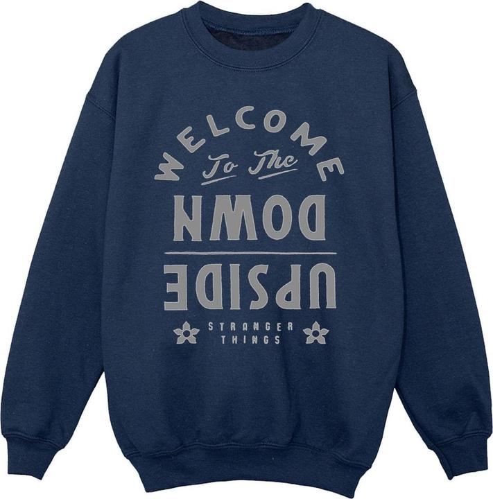 Netflix Stranger Things Welcome To Upside Down Sweatshirt Mädchen