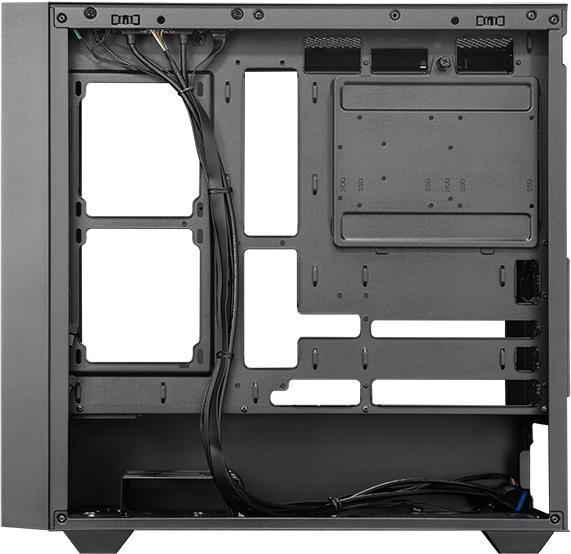 Actual product image Chieftec Hunter 3 GS-03B-OP (schwarz, Tempered Glass) (mATX, Mini-ITX, E-ATX)