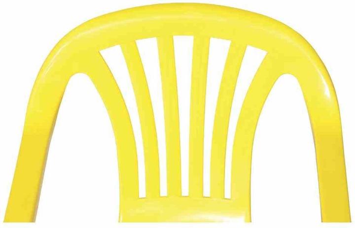 Image du produit ProGarden Fauteuil empilable Sedia Baby 38x38x52 cm en plastique jaune (Fauteuil pour enfants)