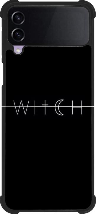 Produktbild PhoneLook Hülle Silikon schwarz Halloween 22 witch word (Samsung Galaxy Z Flip3)