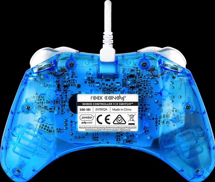 Actual product image PDP Rock Candy Wired Controller: Berry Brave Link (Switch OLED, Switch Lite, Switch)