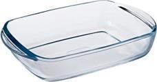 Actual product image Pyrex Dajar Glass Container with Lid Cook & Store Rectangular, Glass, Transparent/Green, 23 x 15 x (1.10 l)