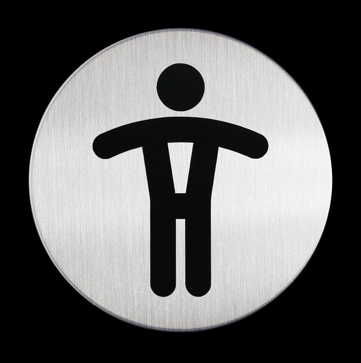 Actual product image Durable PICTO WC Men