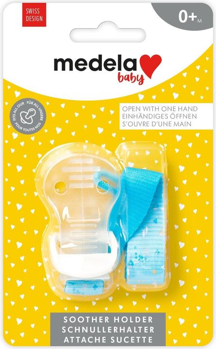 Actual product image Medela Baby Pacifier holder Blau (1 x, from birth)