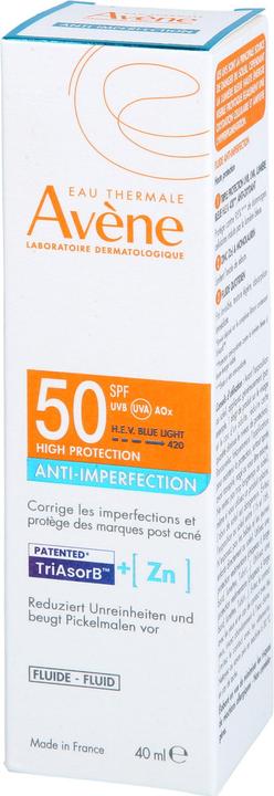Produktbild Avène Anti-Imperfection Fluid LSF 50, 40 ml Lösung (Sonnencreme, SPF 50, 40 ml)