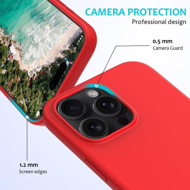 Actual product image MU Classic Liquid Silicone Series (Apple iPhone 16 Pro Max)