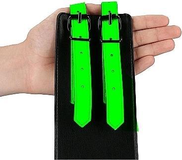 Productafbeelding Ouch! Dijbeenboeien met riem en handboeien - Glow in the Dark