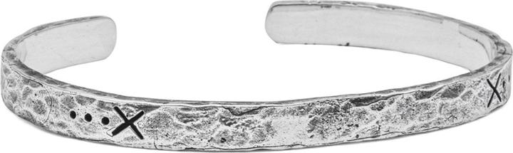 Immagine prodotto Haze & Glory Armband Armreif - Salvation gehämmert 925 Silber (18 cm, Argento 925)