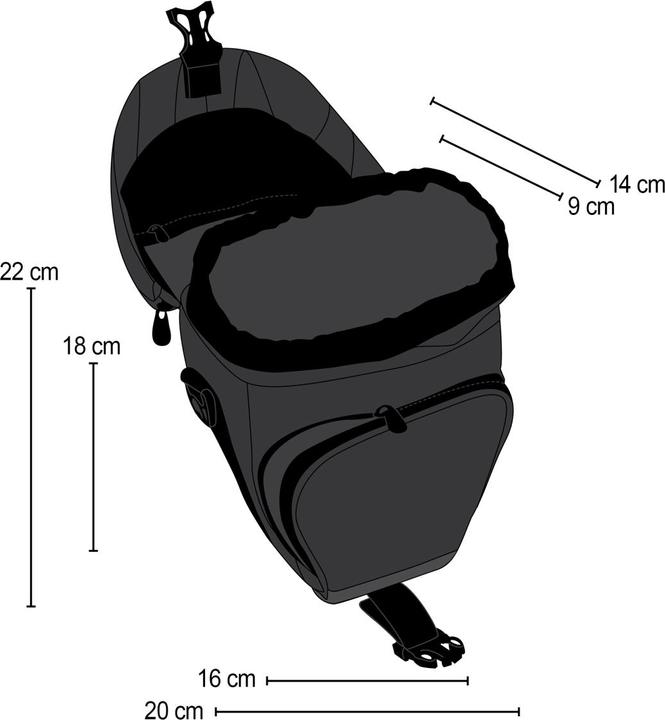 Immagine prodotto mantona Borsa Premium colt nero / grigio (Borsa a tracolla per fotocamera, Kamera Bereitschaftstasche, 5.84 l)