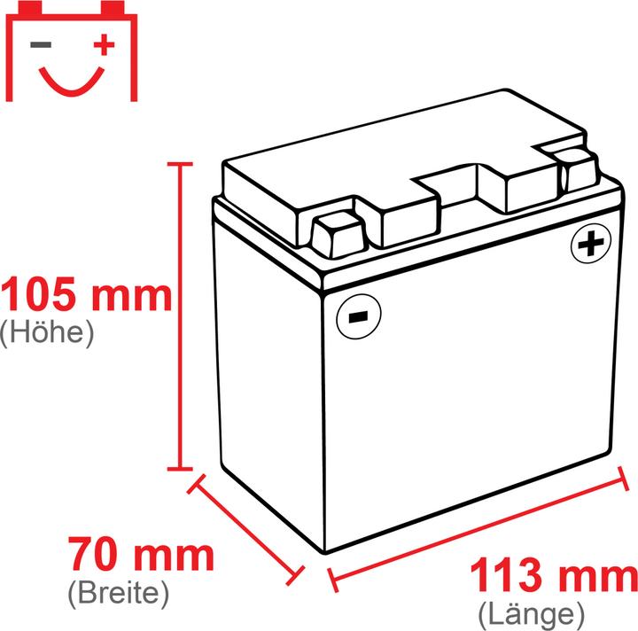 Immagine prodotto Intact potenza del gel (12 V, 6 Ah, 120 A)