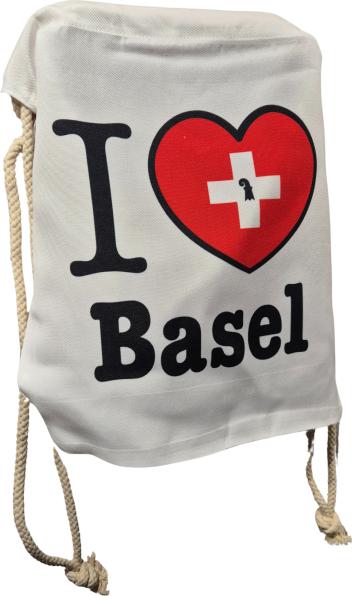 Image du produit CreaDiva Premium Baumwoll-Turnbeutel Basel - I like Basel
