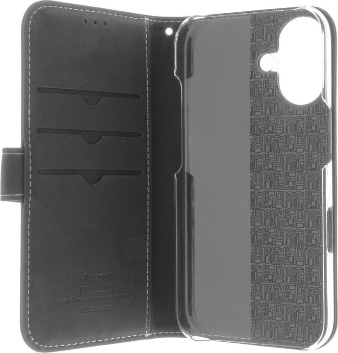 Actual product image Insmat Exclusive Flip Case Wallet for Apple iPhone 16 Plus, black (Apple iPhone 16 Plus)