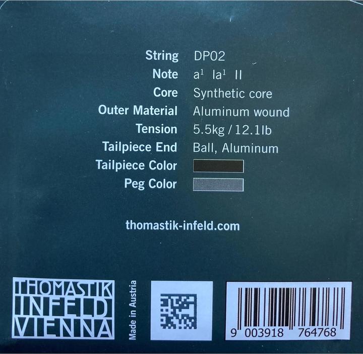 Actual product image Thomastik Dominant Pro DP02 (violin, 0.03")