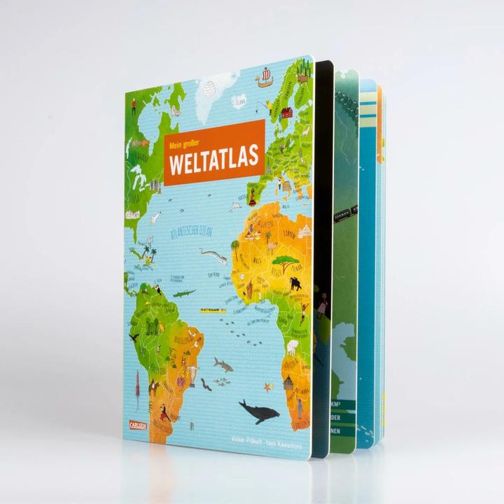 Produktbild Mein grosser Weltatlas (Deutsch, Volker Präkelt, Yayo Kawamura, 2023)