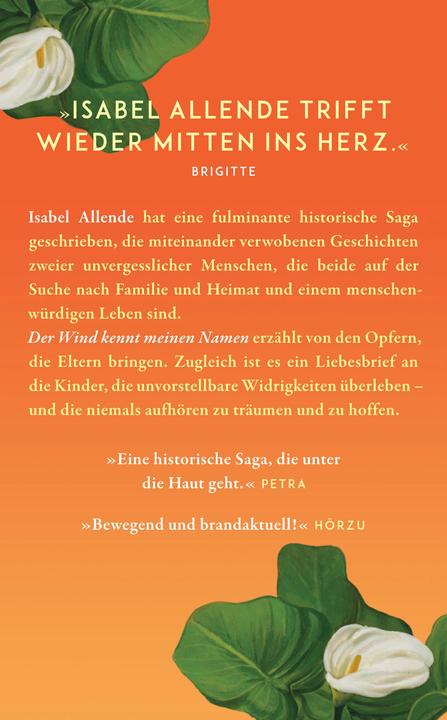 Produktbild Der Wind kennt meinen Namen (Deutsch, Isabel Allende, Svenja Becker, 2025)