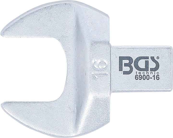 Actual product image BGS Open-End Push Fit Spanner 16 mm Square Size 9 x 12 mm (16 mm)