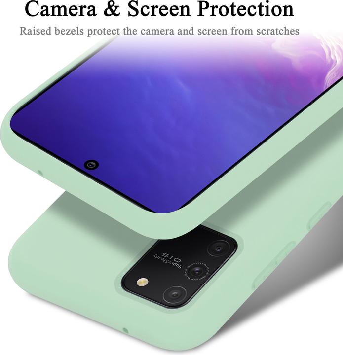 Actual product image Cadorabo TPU Liquid Silicone Case Cover (Samsung Galaxy A91, Samsung Galaxy S10 Lite)