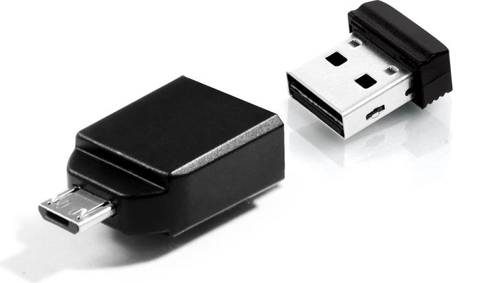 Produktbild Verbatim Nano inkl. OTG Adaptor (32 GB, USB-A, Micro USB, USB 2.0)
