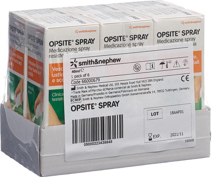 Smith & nephew Opsite Spray Sprühverband 6 x 40 ml (6 x)