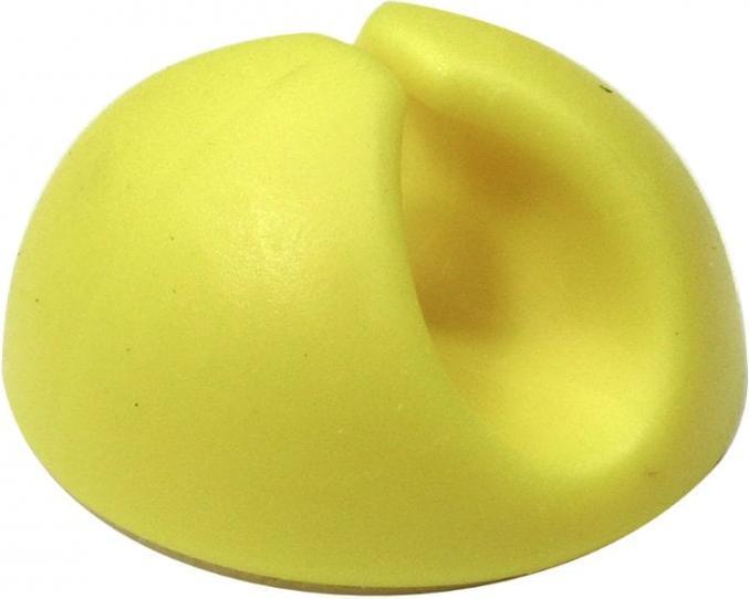Actual product image Cables Direct CDL Double Desk Tidy Yellow 20 PK