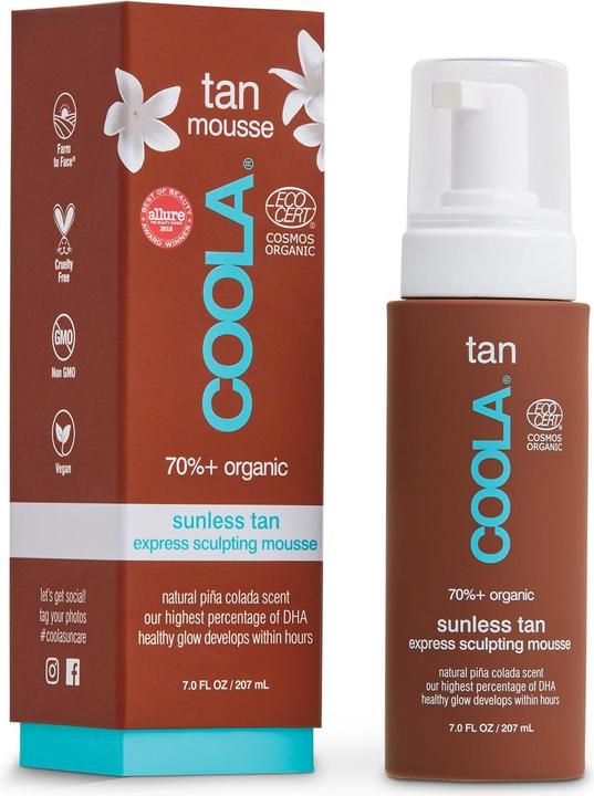 Coola Suncare Sunless Tan Express Sculpting Mousse (Selbstbräunungsschaum, 207 ml)