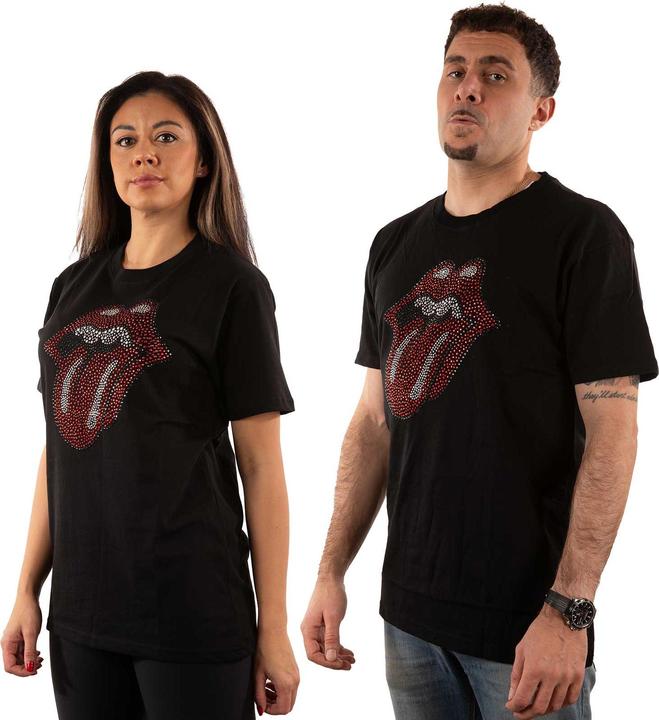 Produktbild The Rolling Stones Unisex Adult Classic Tongue Embellished T-Shirt (S)