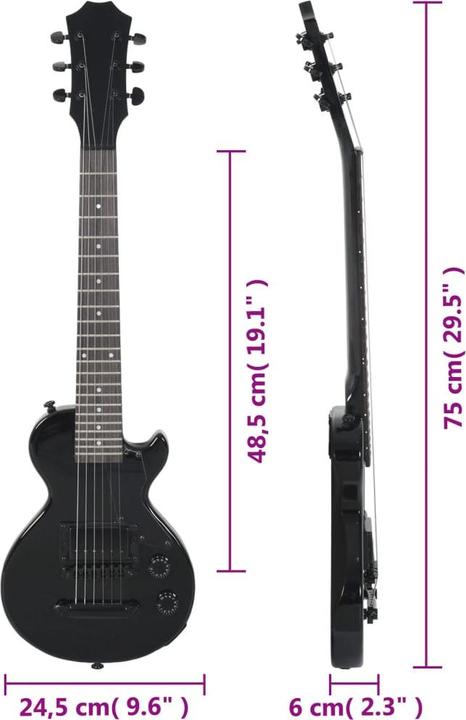 Actual product image VidaXL Lyov (Electric guitar, Solid birch wood, Wood-based material, Composite panel)