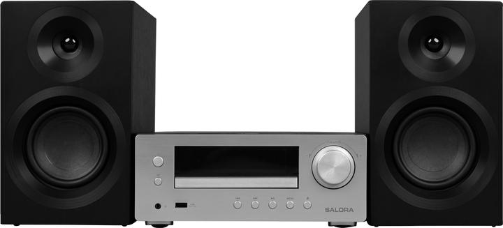 Micro set con 2x25 watt, DAB+, Bluetooth e USB. (Bluetooth, WiFi, 1x 50 W)
