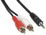 Actual product image InLine RCA/jack cable (2 m, Cinch, 3.5mm jack (AUX))