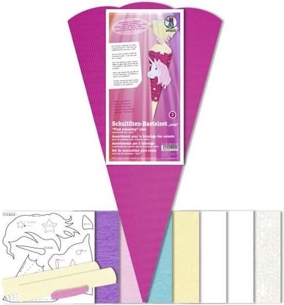 Actual product image Ursus Sibling School Cone Craft Set "Unicorn (41 cm, 1 x)