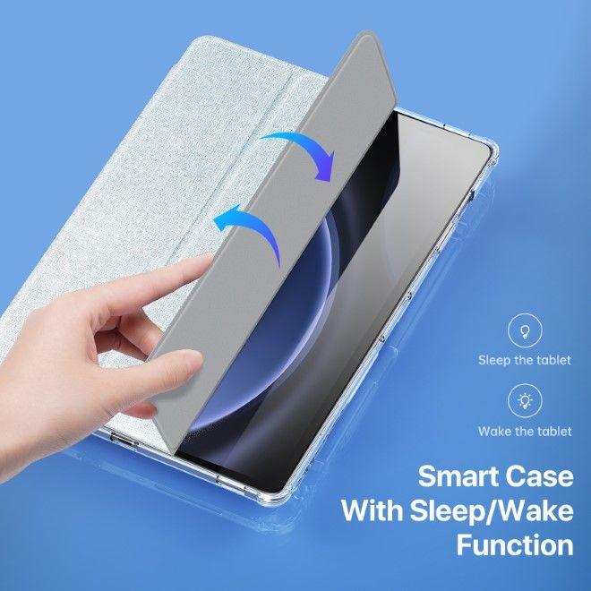 Actual product image Dux Ducis Unid Series Leather Bookcover Cover (Galaxy Tab S9 FE+, Galaxy Tab S10+, Galaxy Tab S9+)