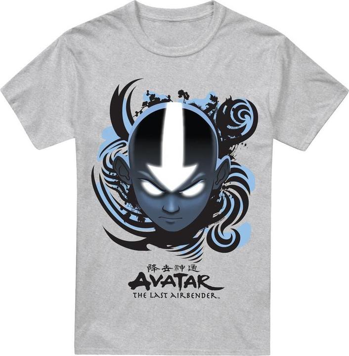 Immagine prodotto Avatar: The Last Airbender Blue and Black Maglietta Kanji Uomo (3XL)