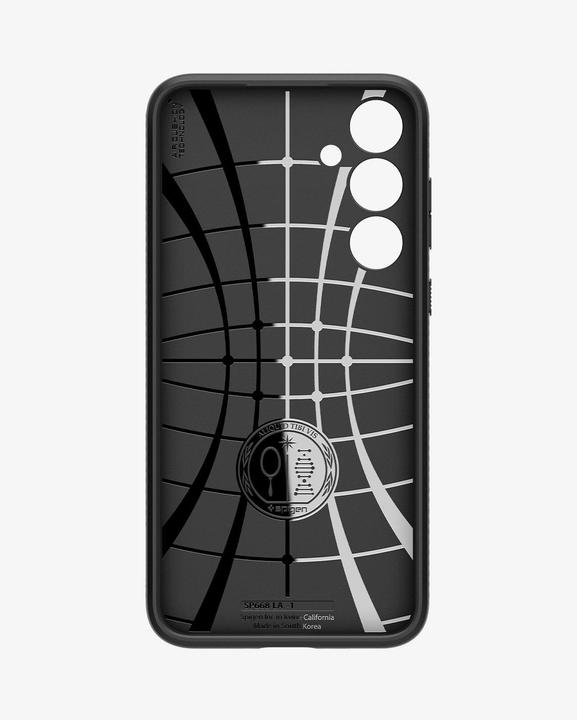 Actual product image Spigen Liquid Air Sam A35 5G czarny/matte black ACS07519 (Samsung Galaxy A35)