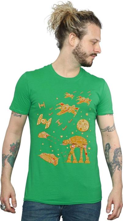 Immagine prodotto Star Wars Gingerbread Battle Maglietta Uomo (XXL)