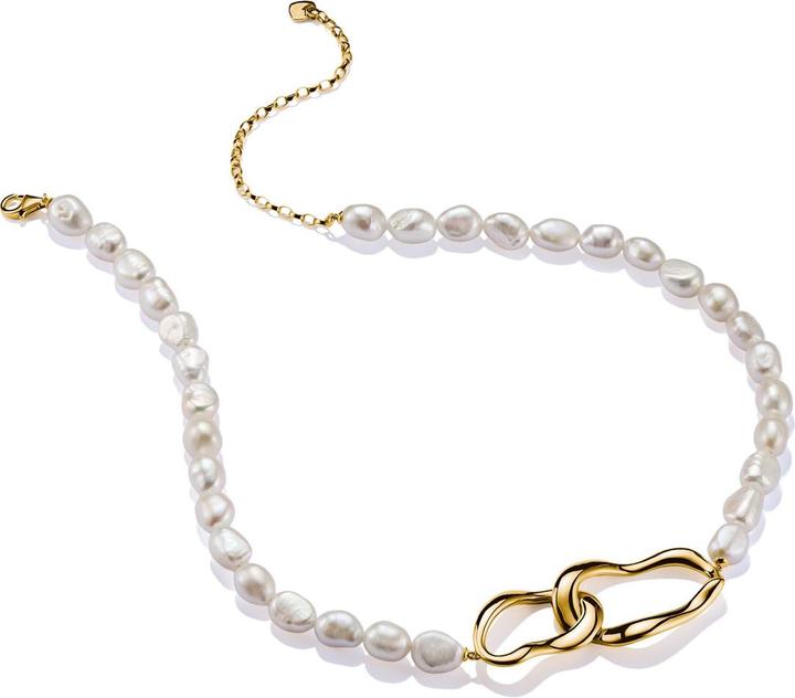 Actual product image Thomas Sabo Perlenkette Natural Beauty vergoldet (Freshwater cultured pearl, Sterling silver 925)