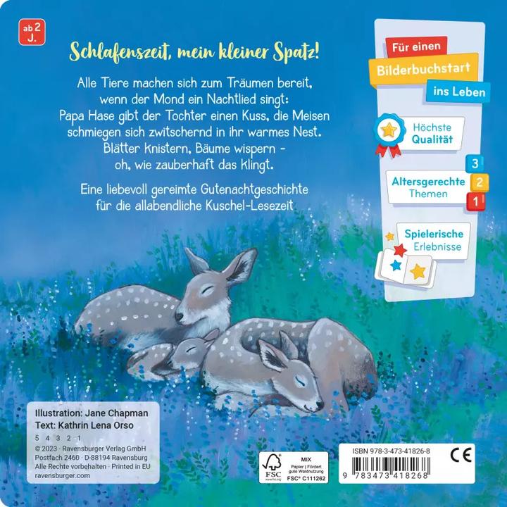 Image du produit Ravensburger Wenn der Mond ein Nachtlied singt (Allemand, Kathrin Lena Orso, 2023)