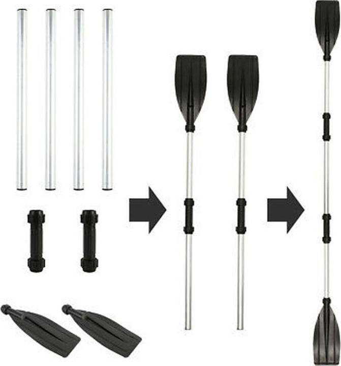 Actual product image Bestway Hydro-Force 57"/1.45m Sectional Aluminum Oars (218 cm, 2-piece)