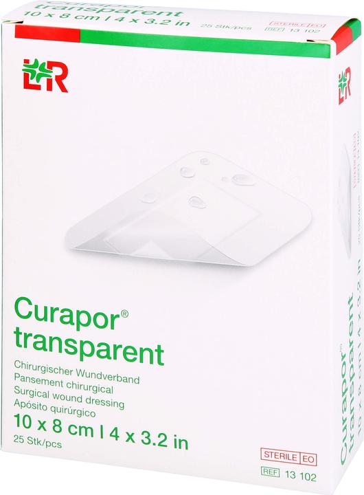 Curapor Wundverband 8x10cm transparent (25 x)