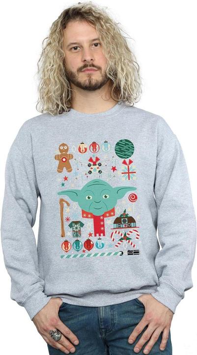 Immagine prodotto Star Wars Yoda Christmas Felpa Uomo (XL)