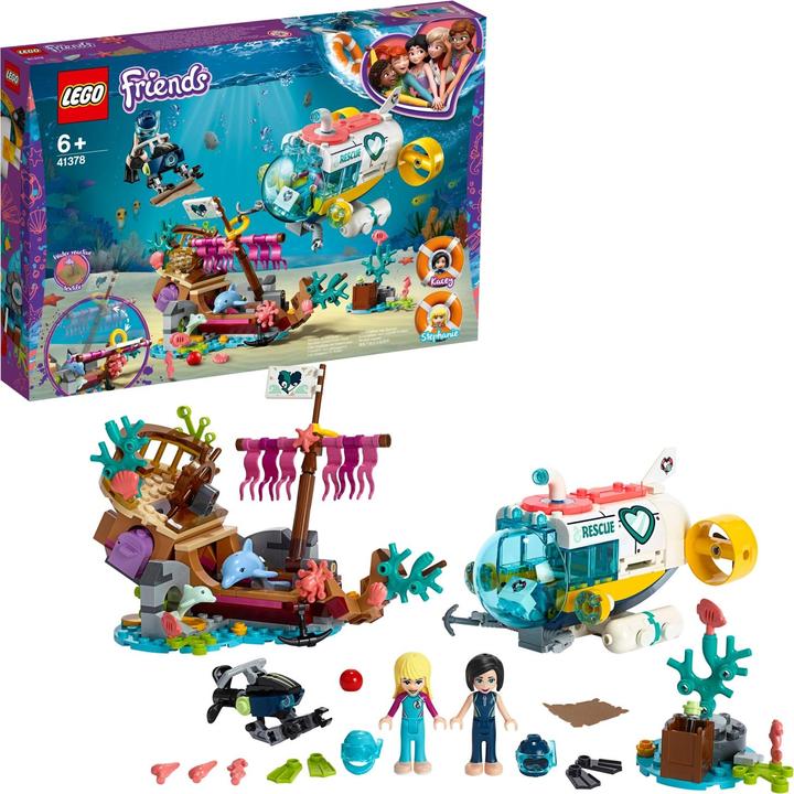 Actual product image LEGO Lifeboat for dolphins (41378, LEGO Friends)