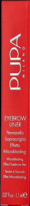 Actual product image Pupa Milano Eyebrow Liner 003 Extra Dark 1.1ml (Extra Dark)