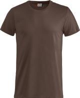 Actual product image T-shirt Clique Basic-T 029030, cotton, dark mocha, size XL (XL)