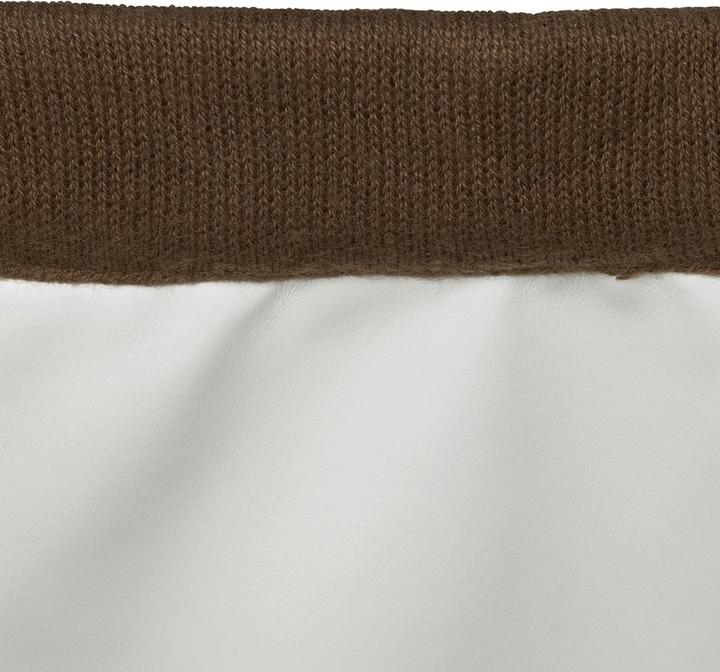 Actual product image Meyco Wrap stitch basket medium Knit basic chocolate