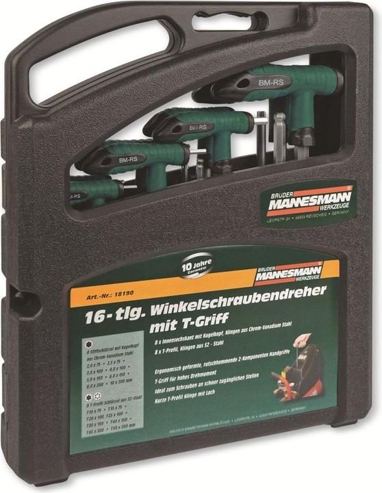Produktbild Mannesmann Innensechskantschlüssel-Satz (Torx (TX), 6-Kant)