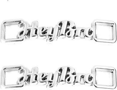 Produktbild LaceGodZ 1 Paar "Hey Bro" Schnürsenkel Clips (3.76 cm)
