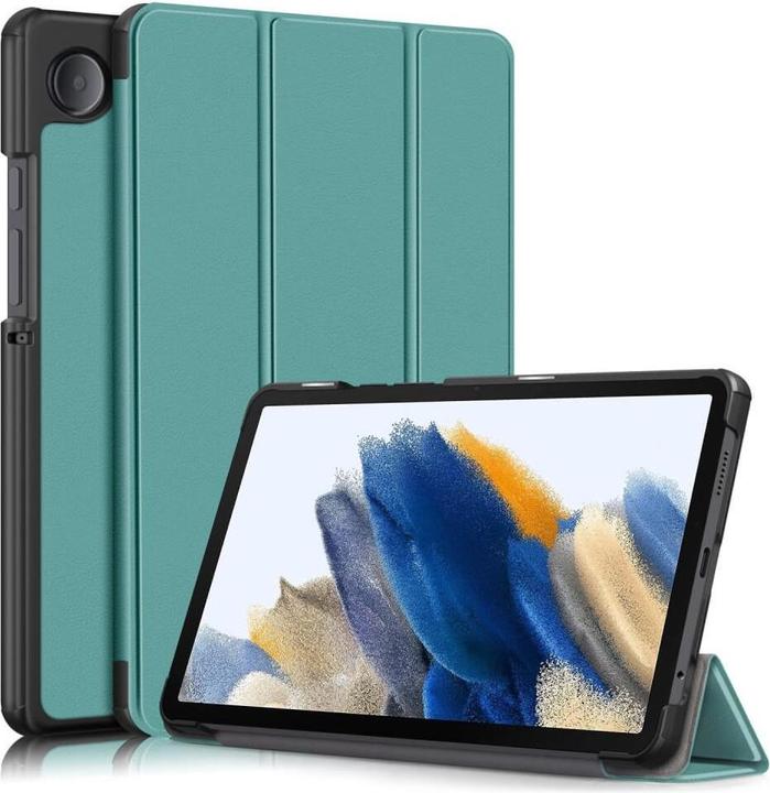 Actual product image Cover-Discount Galaxy Tab A9 - Tri-fold Smart Case green (Galaxy Tab A9)