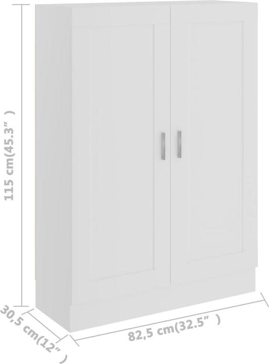 Actual product image VidaXL Bücherregal (82.5 x 30.5 x 115 cm)