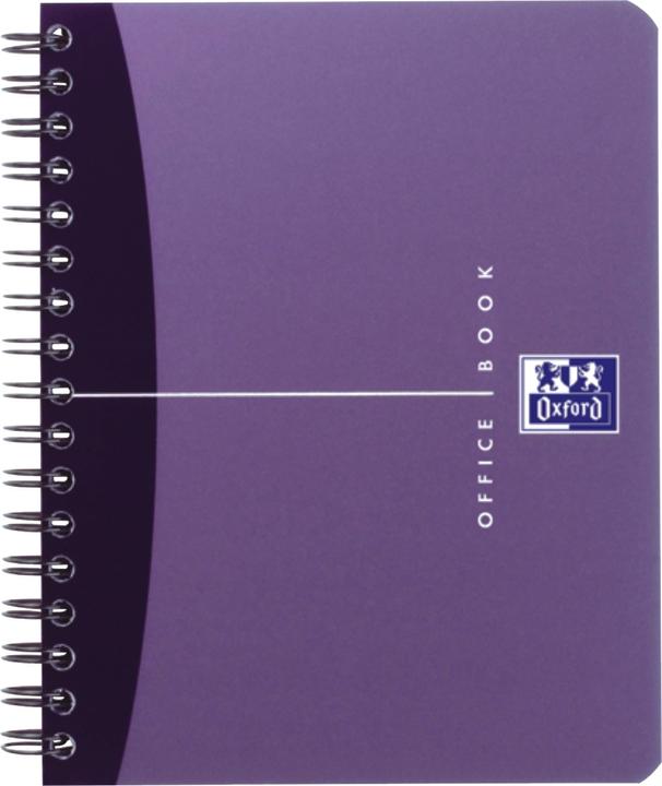 Actual product image Oxford Spiral book Office (A6, Checked)