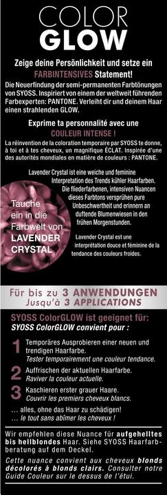 Actual product image Syoss Colour Glow (18-3530 Lavender Crystal)